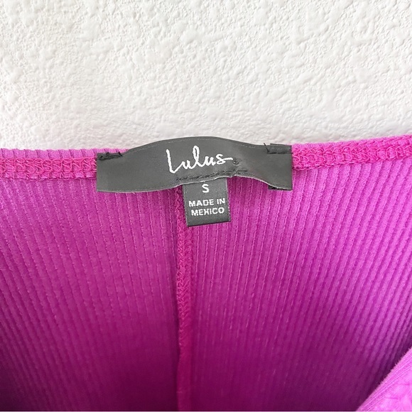 Lulu’s Hotter Than You Can Handle Magenta Purple Bodycon Mini Dress - Picture 6 of 10